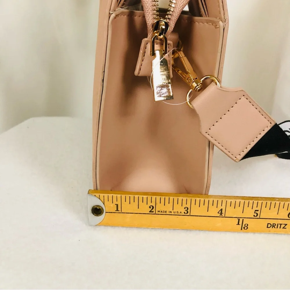 NWT Bebe Hana Mini Satchel Crossbody Bag Pink (B1)